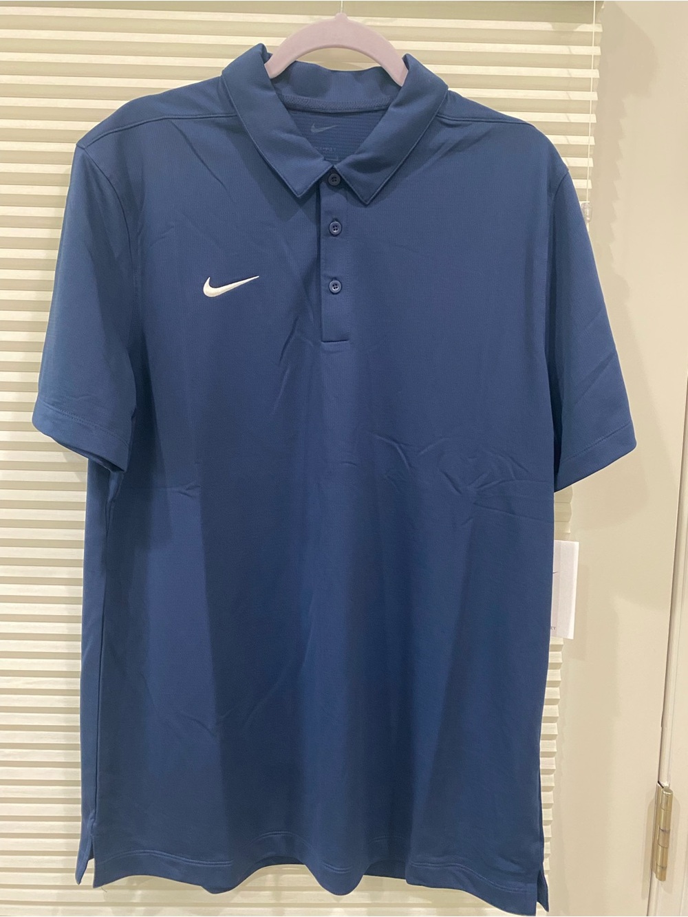 Nike Men's Navy Blue Short Sleeve Polo